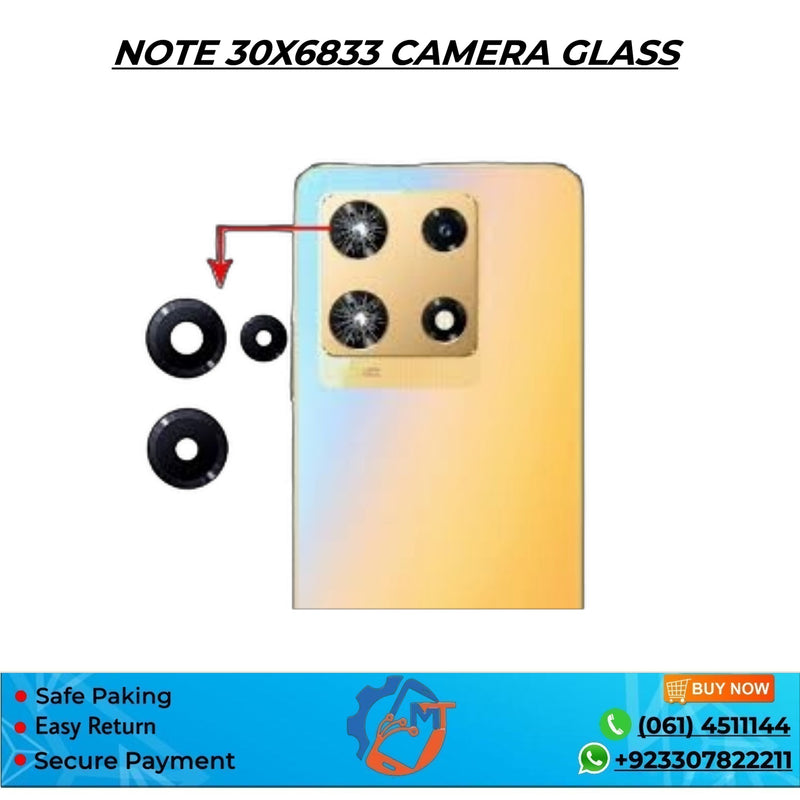 NOTE 30/X6833 CAMERA GLASS