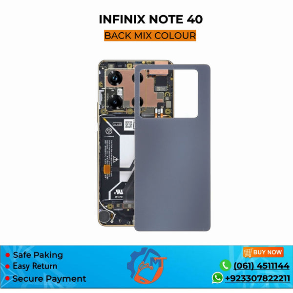 NOTE 40 BACK COVER INFINIX MIX COLOUR