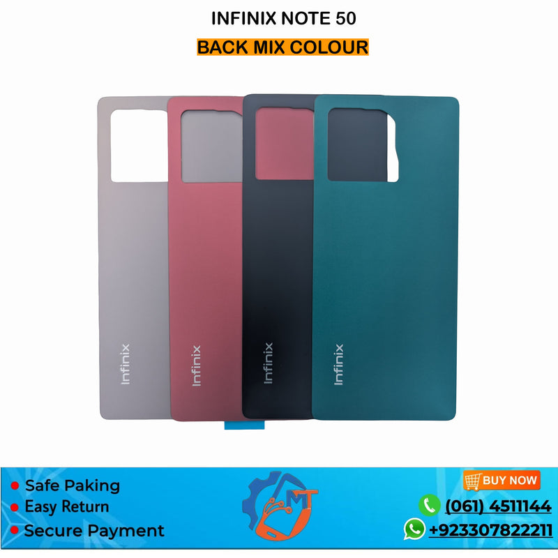 NOTE 50 BACK COVER INFINIX MIX COLOUR