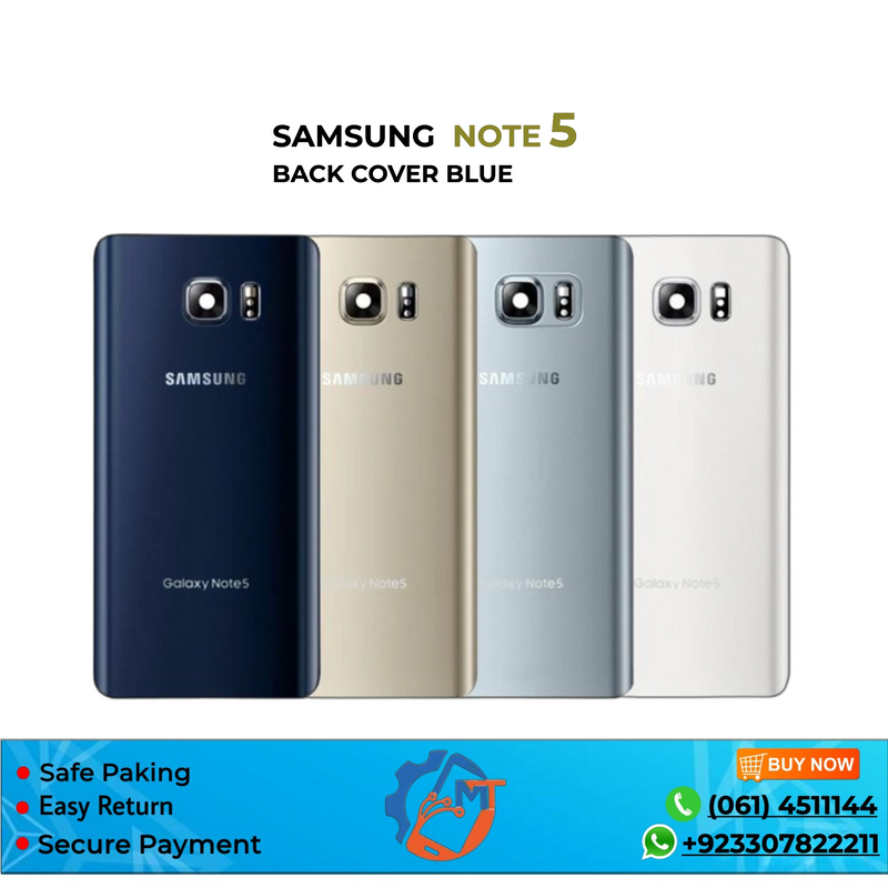 NOTE 5 BACK COVER BLUE
