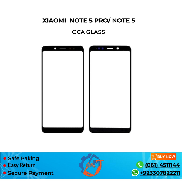 NOTE 5 PRO/NOTE 5 OCA GLASS MI MIX COLOUR