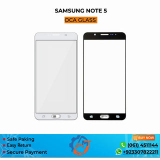 NOTE 5 GLASS SAMSUNG BLACK