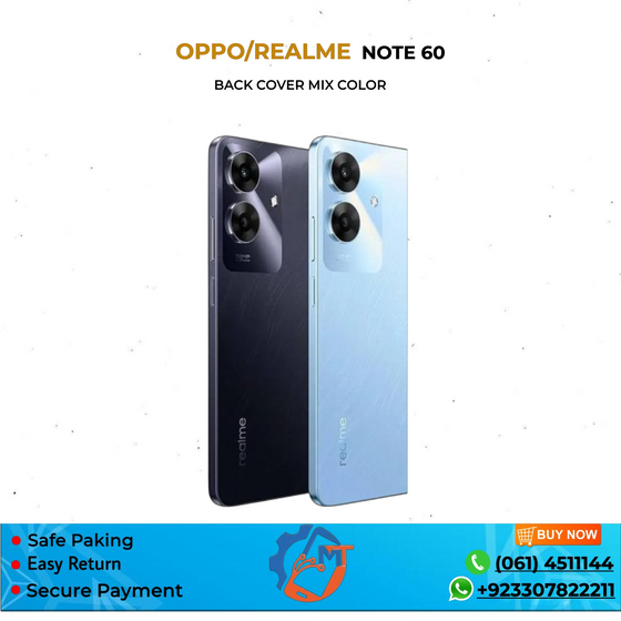 NOTE 60 BACK COVER REALME MIX COLOUR