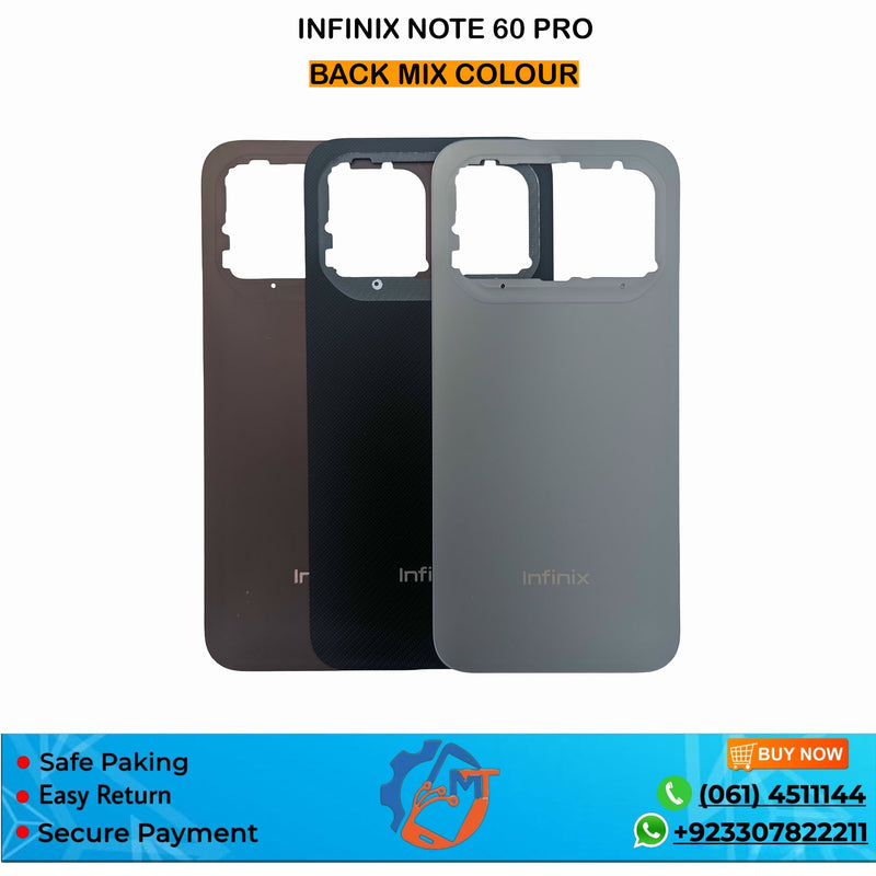 NOTE 60 PRO BACK COVER INFINIX MIX COLOUR