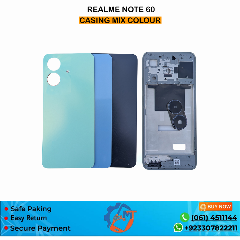 NOTE 60 CASING REALME MIX COLOUR