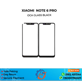 NOTE 6 PRO OCA GLASS BLACK