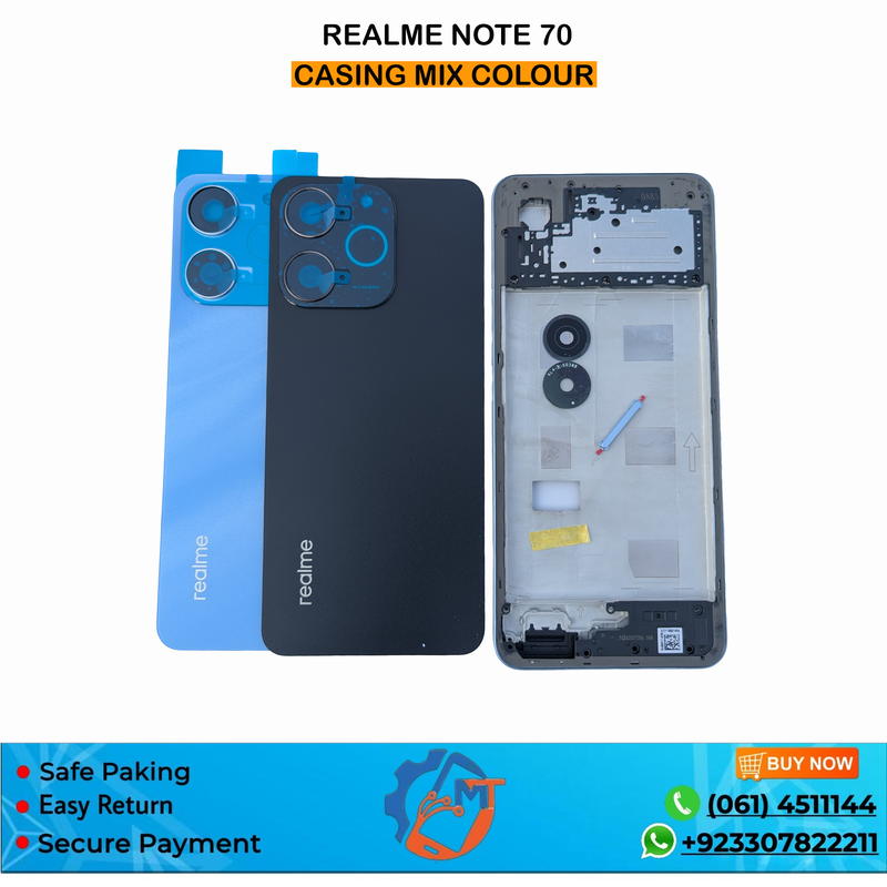 NOTE 70 CASING REALME MIX COLOUR