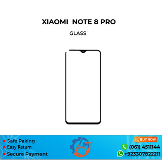 NOTE 8 PRO GLASS(MI) BLACK