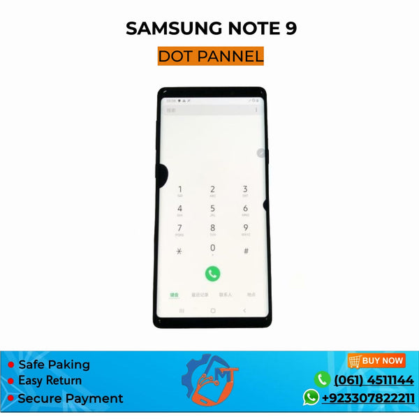 NOTE 9 PANNEL WITH DOT (A)