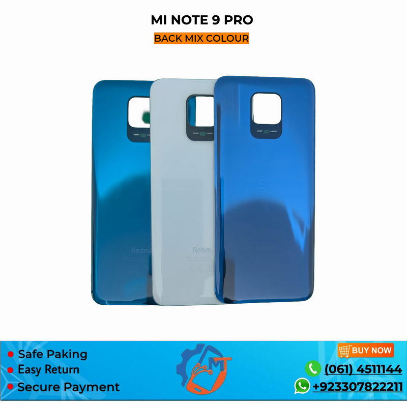 NOTE 9 PRO/NOTE 9S BACK COVER WHITE