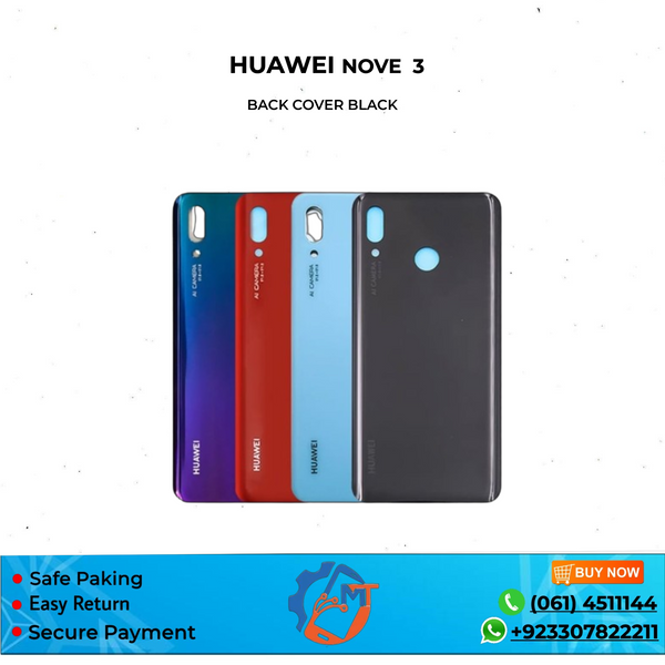 NOVA 3 BACK COVER BLACK