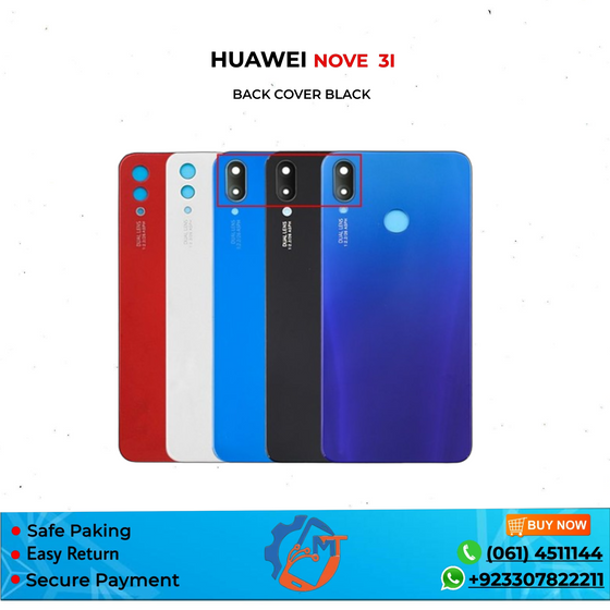 NOVA 3I BACK COVER BLACK