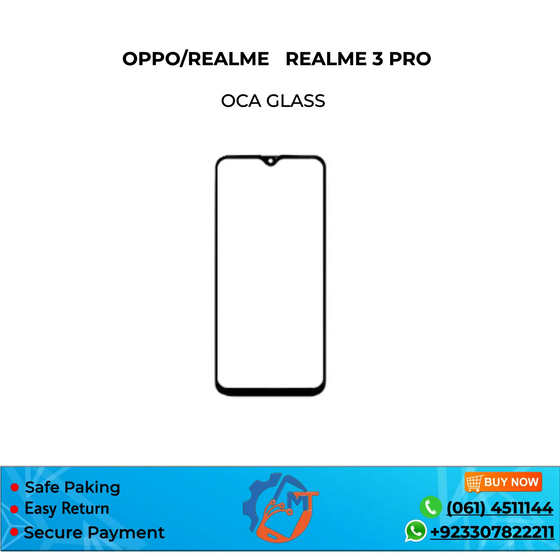 REALME 3 PRO OCA GLASS