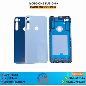 ONE FUSION+  BACK COVER MOTO MIX COLOUR