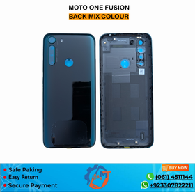 ONE FUSION  BACK COVER MOTO MIX COLOUR