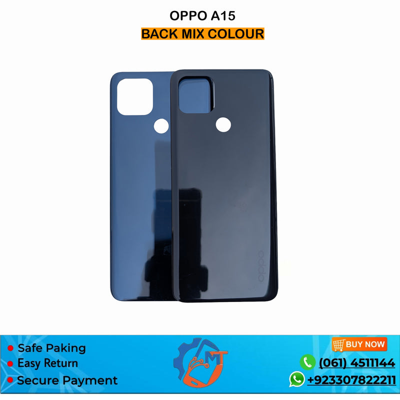 A15/A15S BACK COVER OPPO BLACK