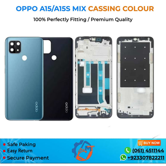 A15/A15S CASING OPPO WHITE