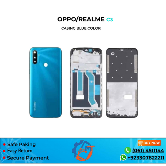 REALME C3 CASING GREEN