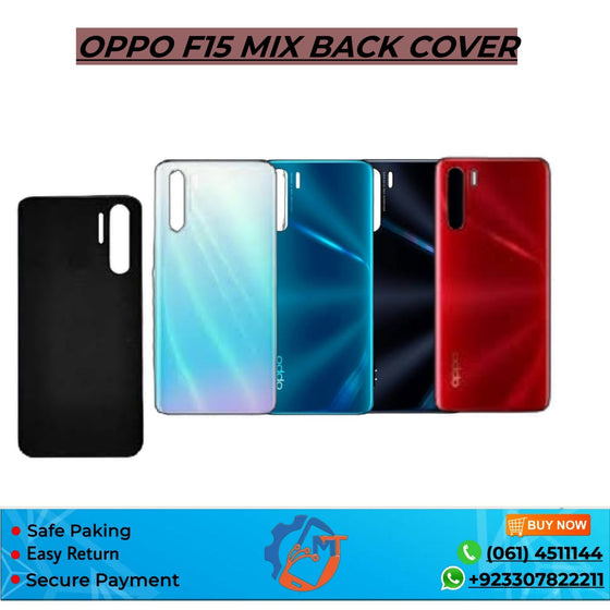 F15 BACK COVER OPPO  SKY BLUE
