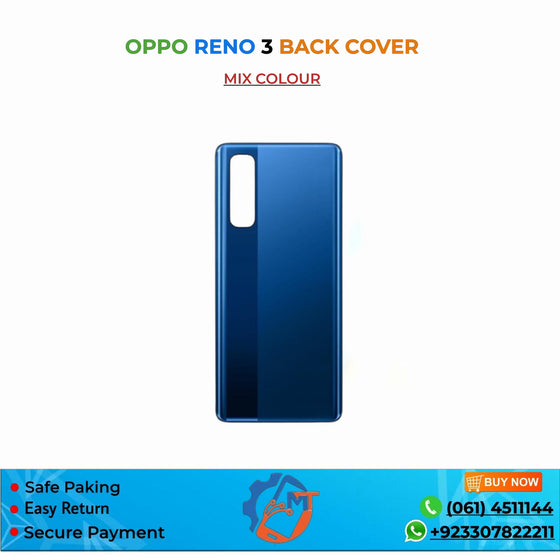 RENO 3 (4G) BACK COVER MIX COLOUR