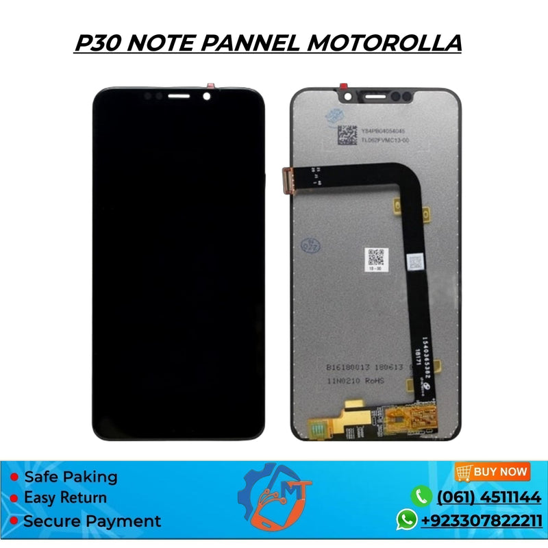 P30 NOTE PANNEL MOTOROLLA BLACK
