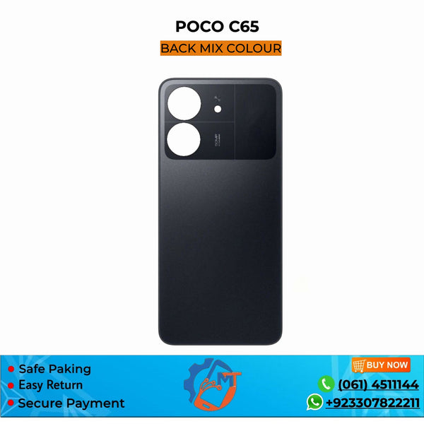 POCO C65 BACK COVER MIX COLOUR