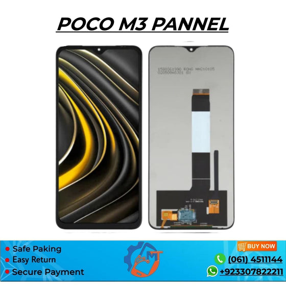 POCO M3/REDMI 9T PANNEL BLACK