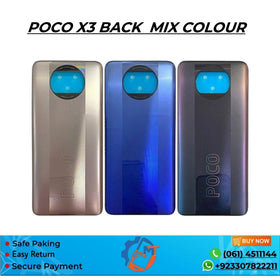 POCO X3 BACK COVER MIX COLOUR