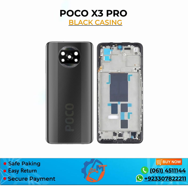 POCO X3 PRO CASING BLACK