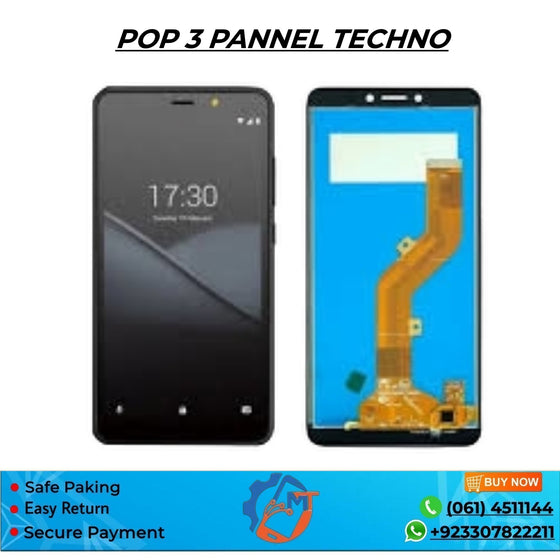 POP 3 PANNEL TECHNO BLACK