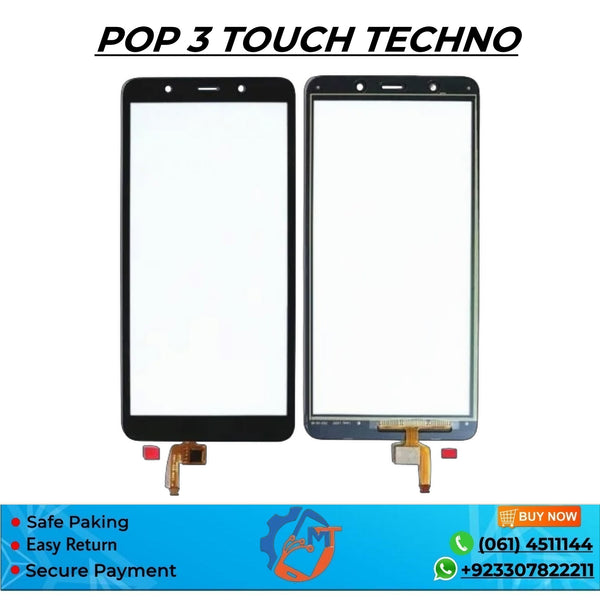 POP 3 TOUCH TECHNO BLACK