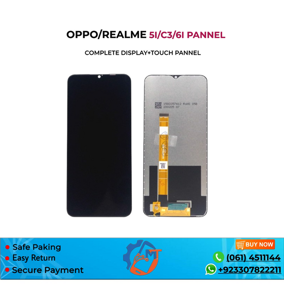 REALME 5i/C3/6I PANNEL OPPO BLACK