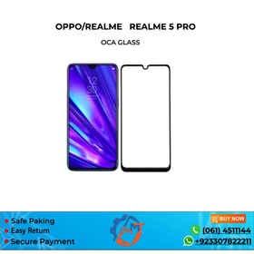 REALME 5 PRO OCA GLASS BLACK