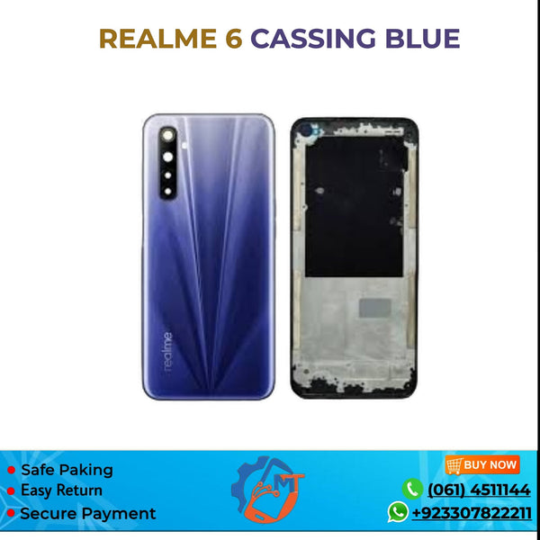 REALME 6 CASING BLUE