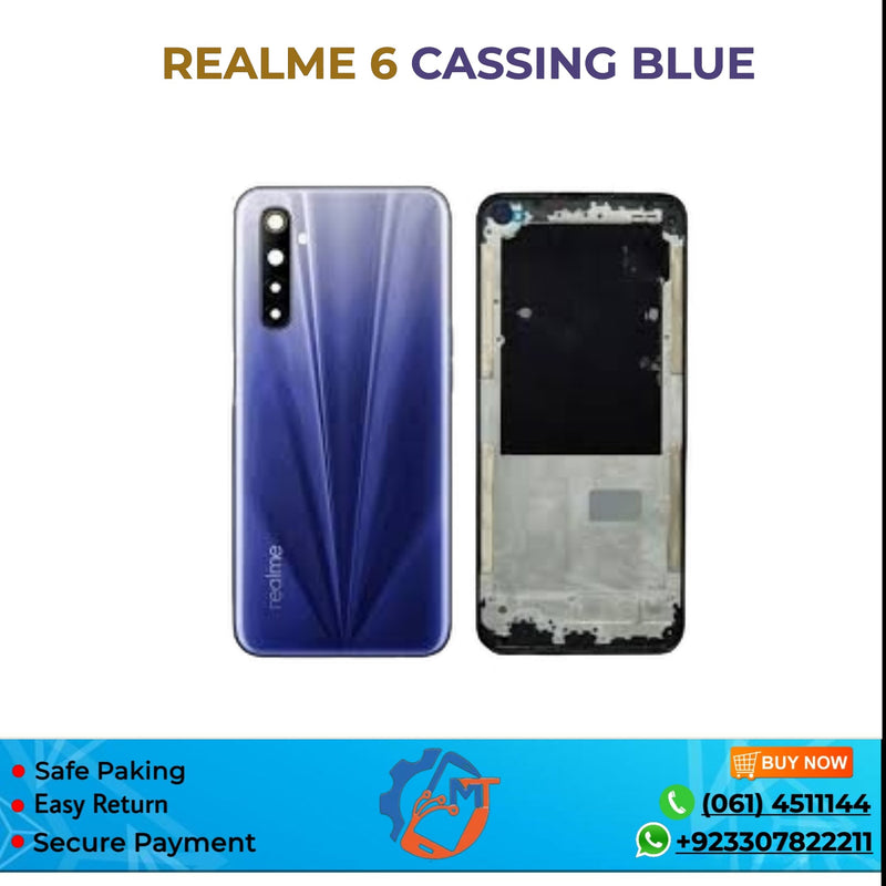 REALME 6 CASING BLUE