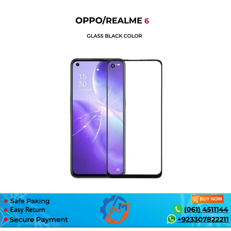 REALME 6 GLASS BLACK