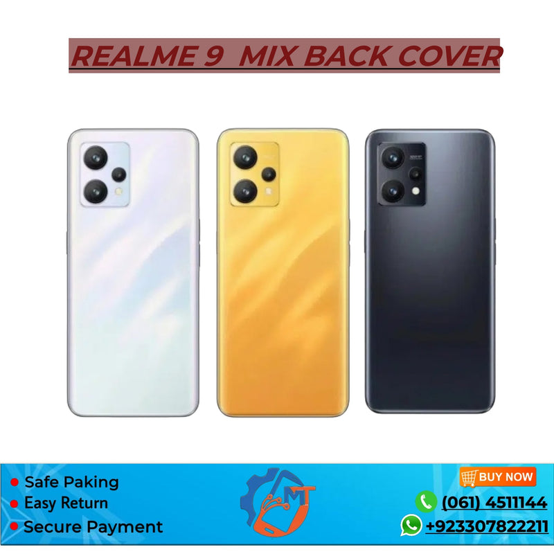 REALME 9 BACK COVER MIX COLOR