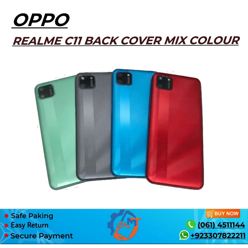 REALME C11 BACK COVER BLUE
