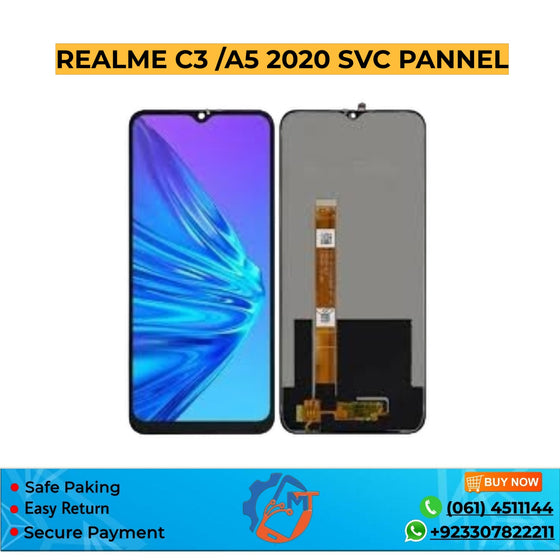 REALME 5/C3 PANNEL BLACK SVC