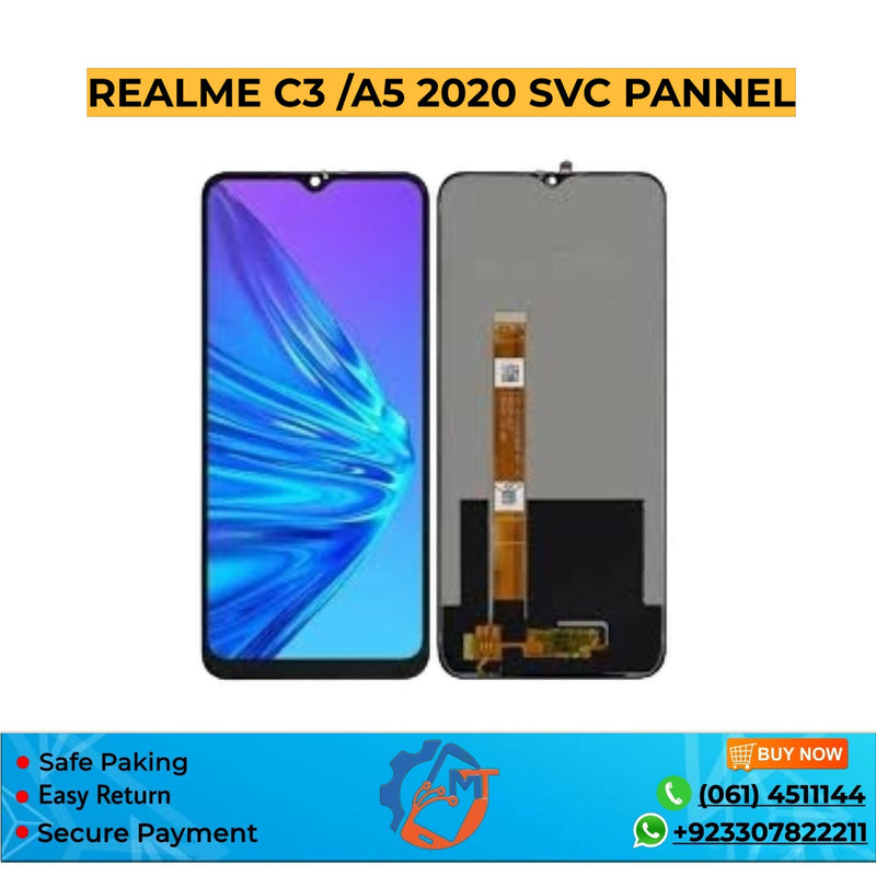 REALME 5/C3 PANNEL BLACK SVC