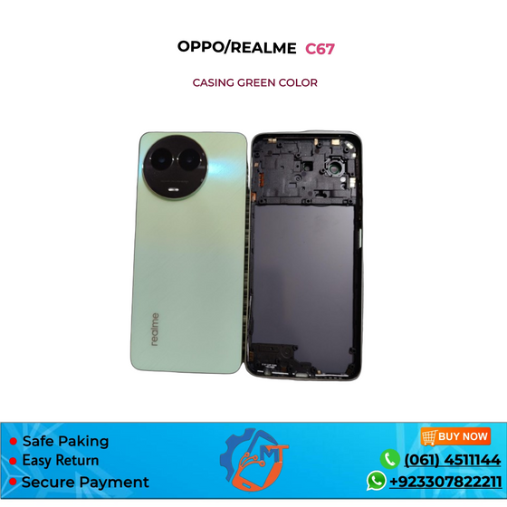 C67 CASING REALME GREEN