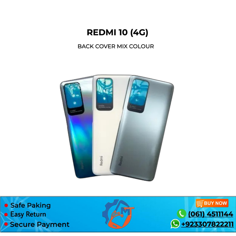 REDMI 10 (4G) BACK COVER MIX COLOUR