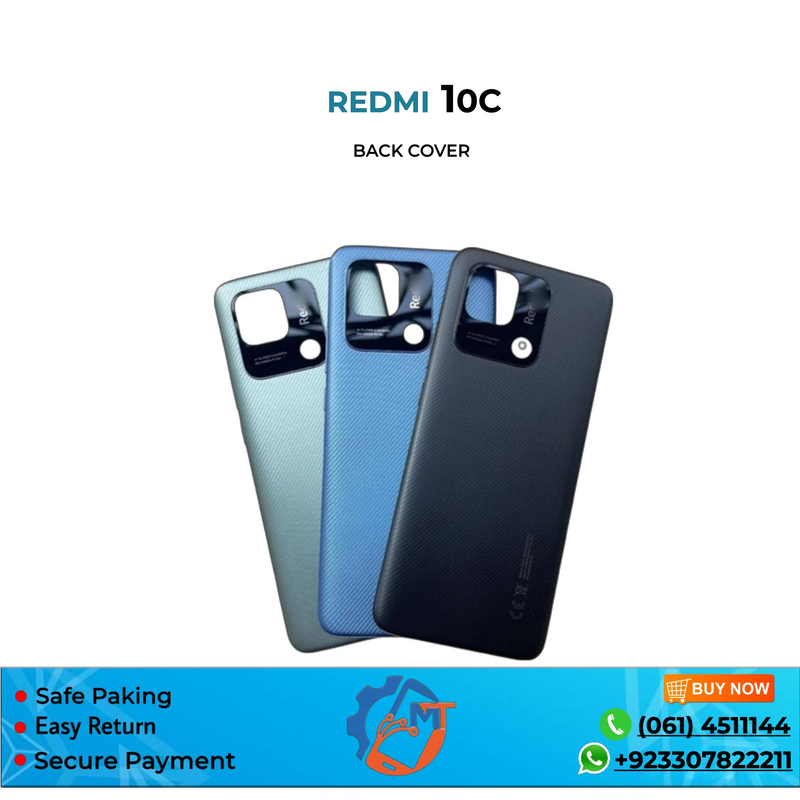 REDMI 10C BACK COVER MIX COLOUR