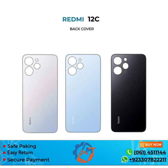 REDMI 12C BACK COVER MIX COLOR