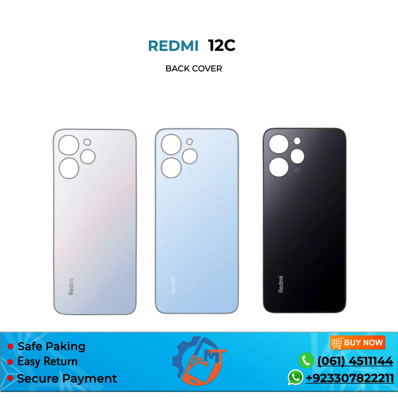 REDMI 12C BACK COVER MIX COLOR