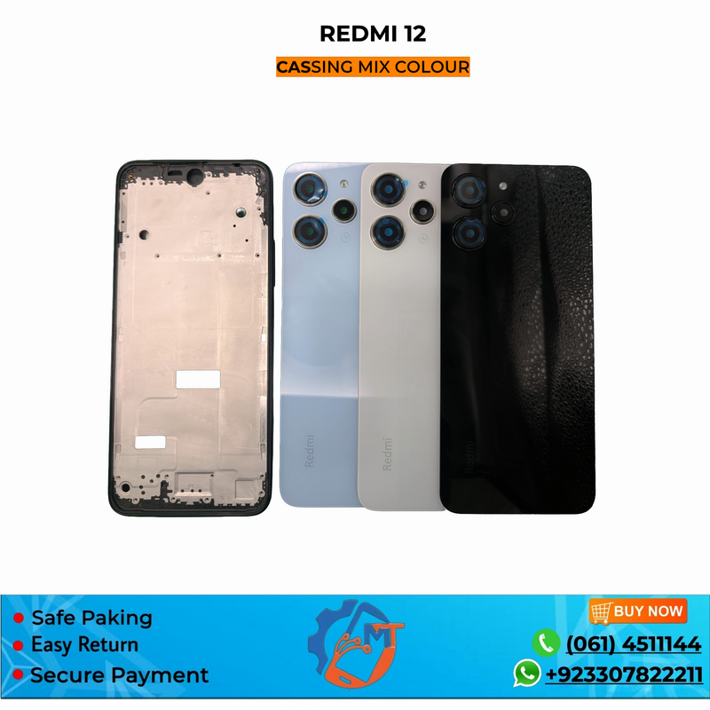 REDMI 12 CASING MIX COLOUR