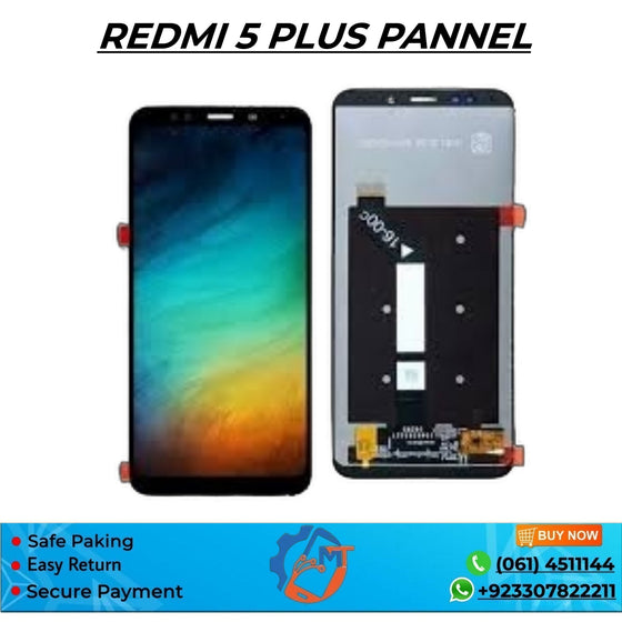 REDMI 5+ PANNEL (MI) BLACK