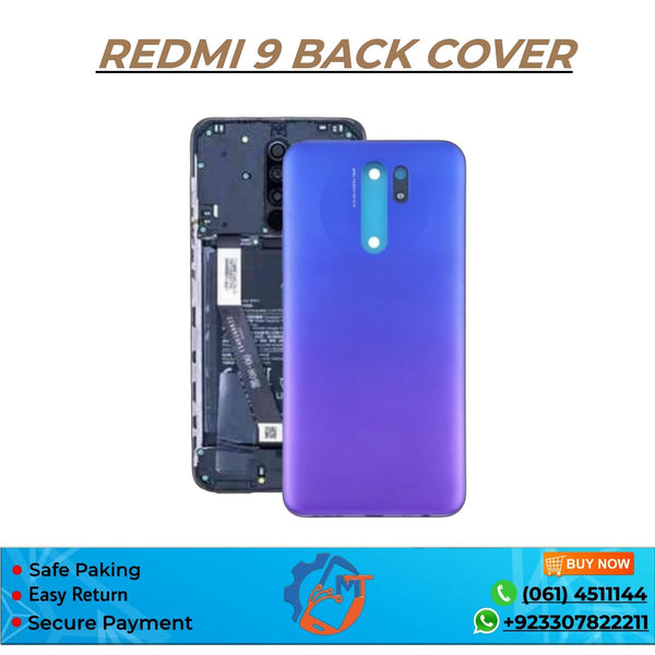 REDMI 9 BACK COVER MIX  COLOUR