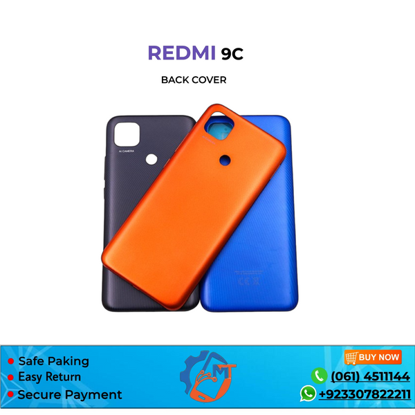 REDMI 9C BACK COVER MIX COLOUR