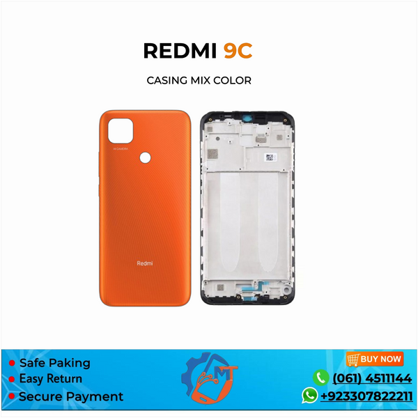 REDMI 9C CASING MIX COLOUR
